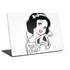 Disney Snow White Black and White Art Universal Laptop 12in (9.8 x 6.8in) Skin